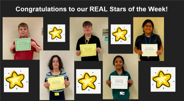 BRMS REAL Stars of the Week